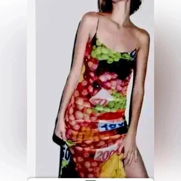 Zara Multicolor Graphic Maxi Dress - Picture 2 of 9